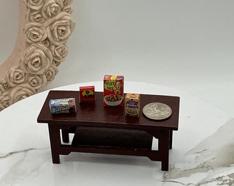 Miniature Food Assortment | Dollhouse Grocery Products I Miniature Food I Miniature Dollhouse Shopping I 1:12 Scale Accessories