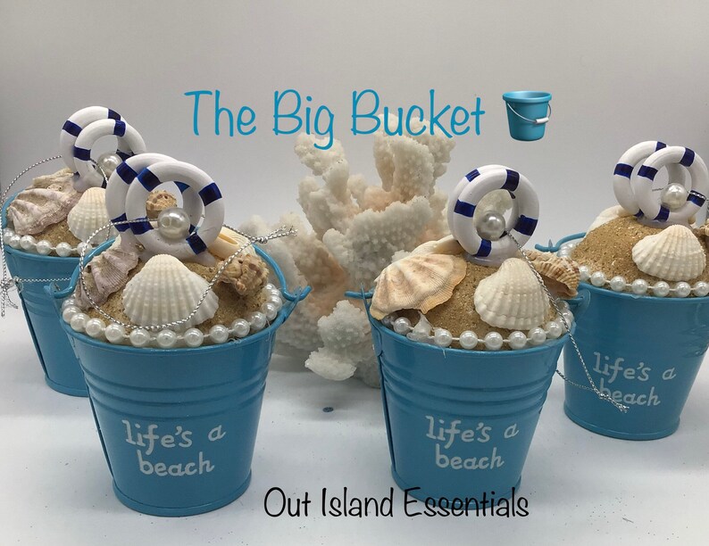 Biggie Beach Bucket Ornament I Coastal Christmas Ornament I Etsy
