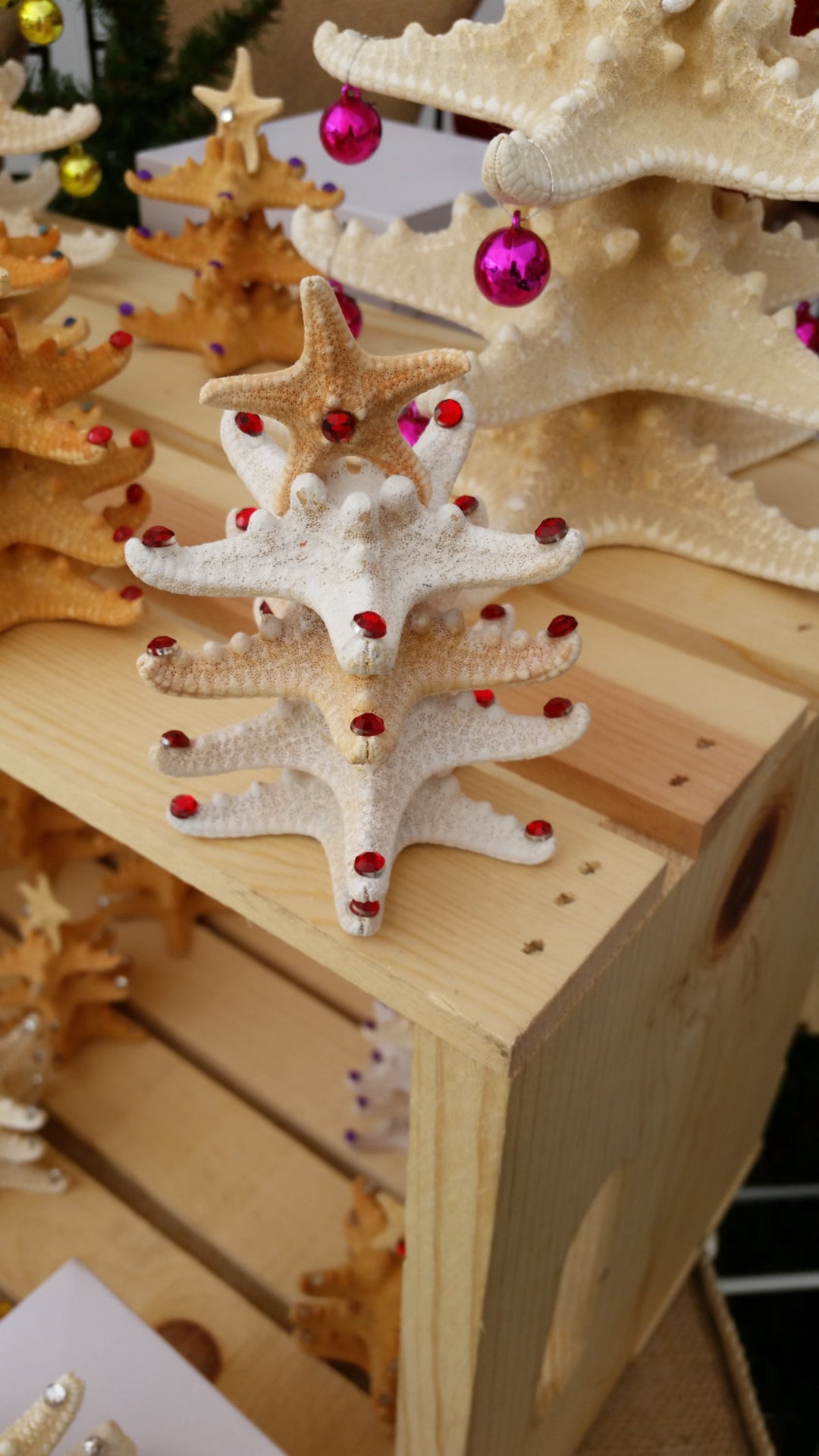 Starfish Christmas Tree Decoration Rhinestone Starfish - Etsy