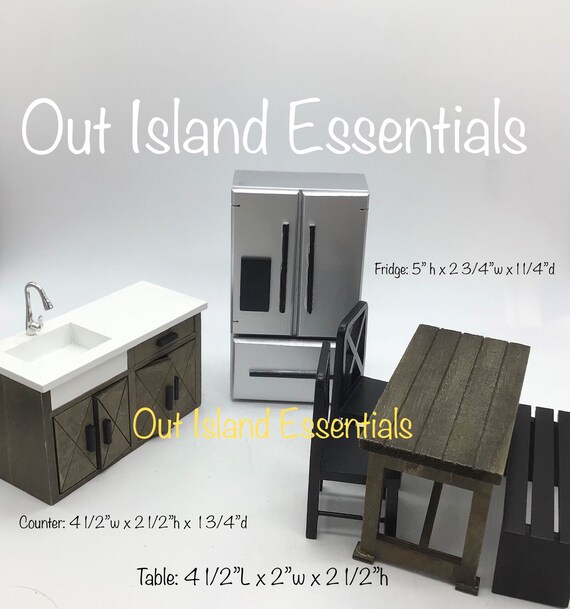 Miniature della casa delle bambole, frigorifero per bambole in plastica, simulazione Accessorio per decorazioni da cucina a batteria illuminata