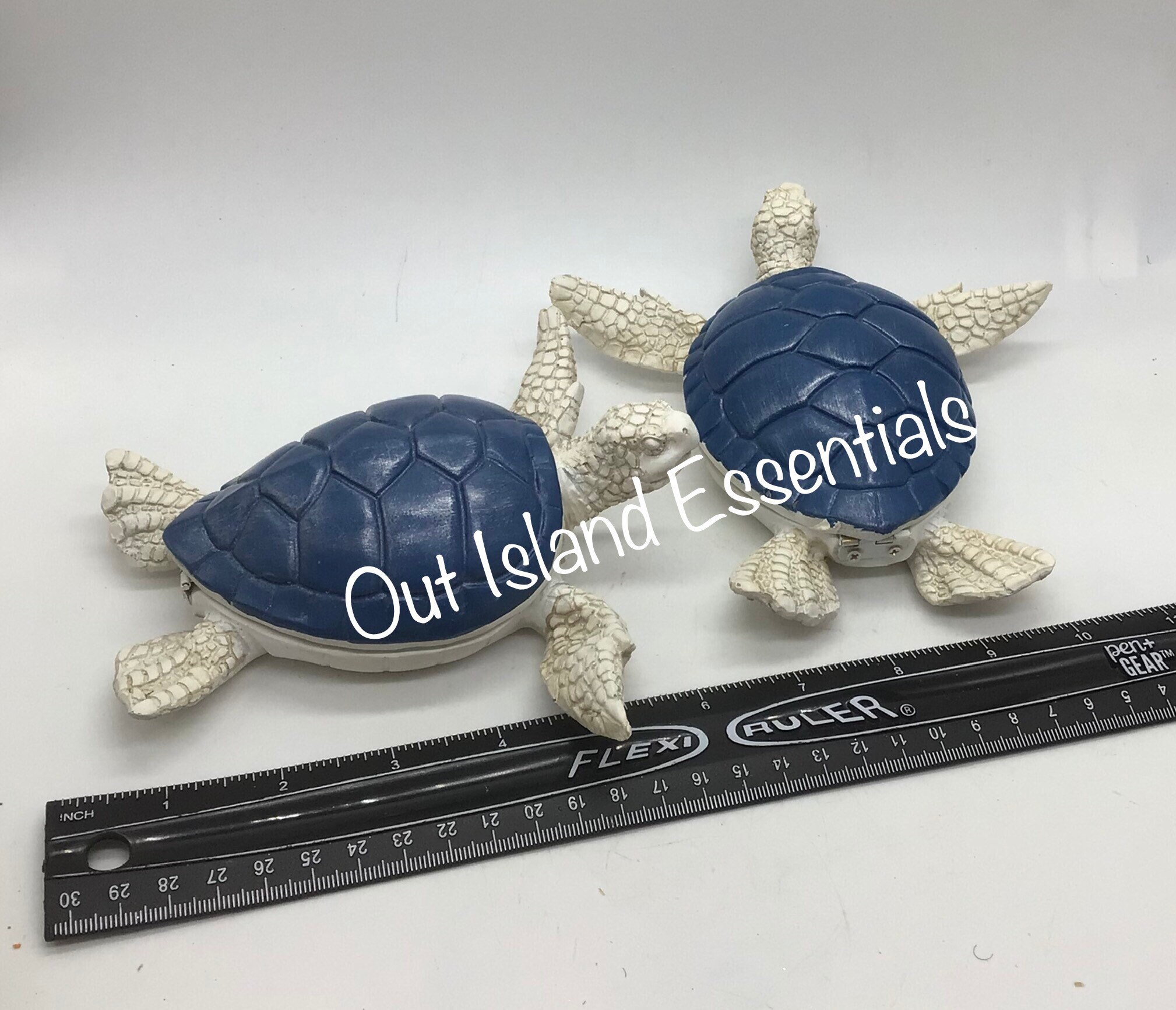 Box Turtle Shell Decorations Turtle Decor Trinket Box I Turtle Lover Decor I Coastal Trinket Box ...