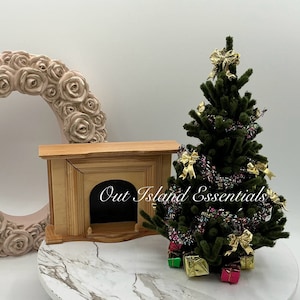 OOAK Handmade Chenille Christmas Trees I Dollhouse Decorated Christmas Tree I Stunning Christmas Trees