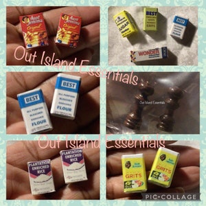 Miniature Grocery I Kitchen Cooking Essentials I Tiny And So Cute Miniature Grocery