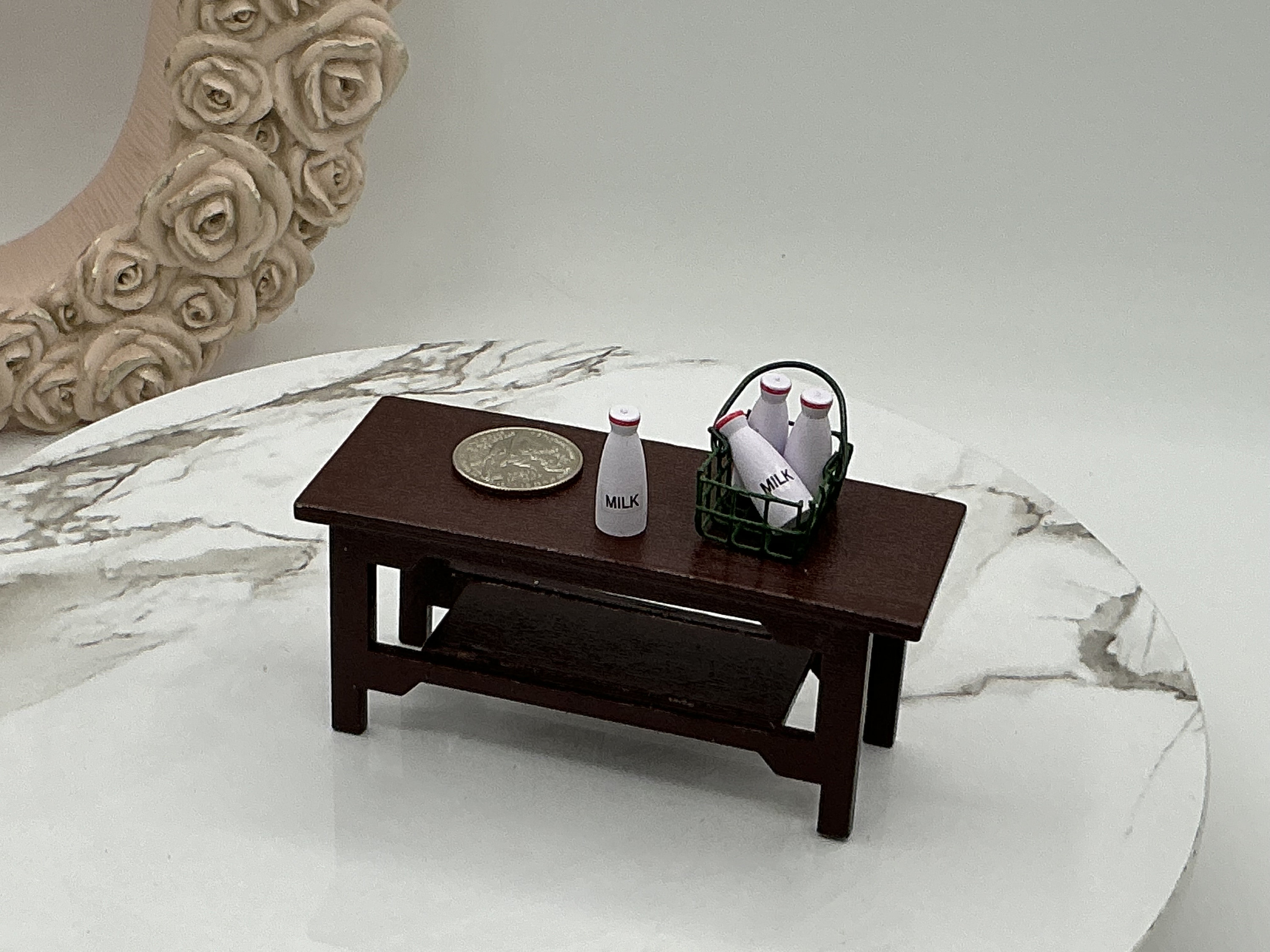 2pcs 1:12 Miniatura Di Casa Delle Bambole Accessori Per Tè Al Latte Di 2pcs 1:12 Miniatura Di Casa Delle Bambole Accessori Per Tè Al Latte Di