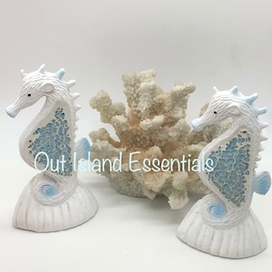 One Seahorse Statue I Coastal Seahorse Lover I Seahorse Statue Decor I Coastal Decor