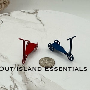 Miniature Dollhouse Toy Scooter I Miniature Doll Toys I Miniature Dollhouse 1:12 Scale Accessories