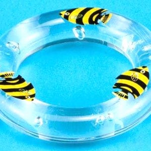 Miniature Beach Gear I Miniature Beach Floaty I Dollhouse Miniature Floating Ring I Dollhouse 1:12 Scale Pool Accessories