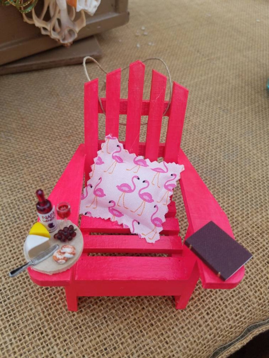 Adirondack Ornament, Christmas Beach Ornament, Adirondack Chair