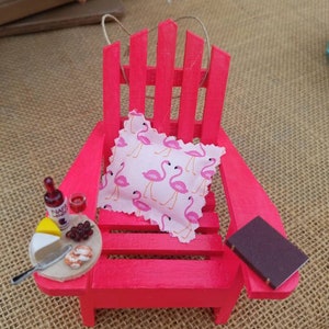 Adirondack Ornament, Christmas Beach Ornament, Adirondack Chair Christmas Ornament, Beach Chair Christmas Ornament, Adirondack Chair