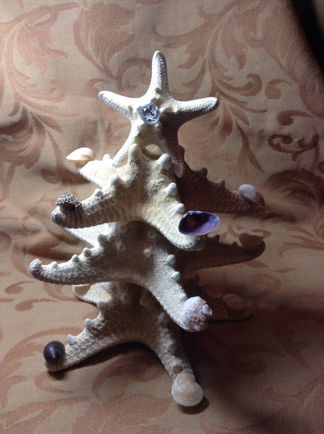Starfish Christmas Tree Decoration Rhinestone Starfish Etsy