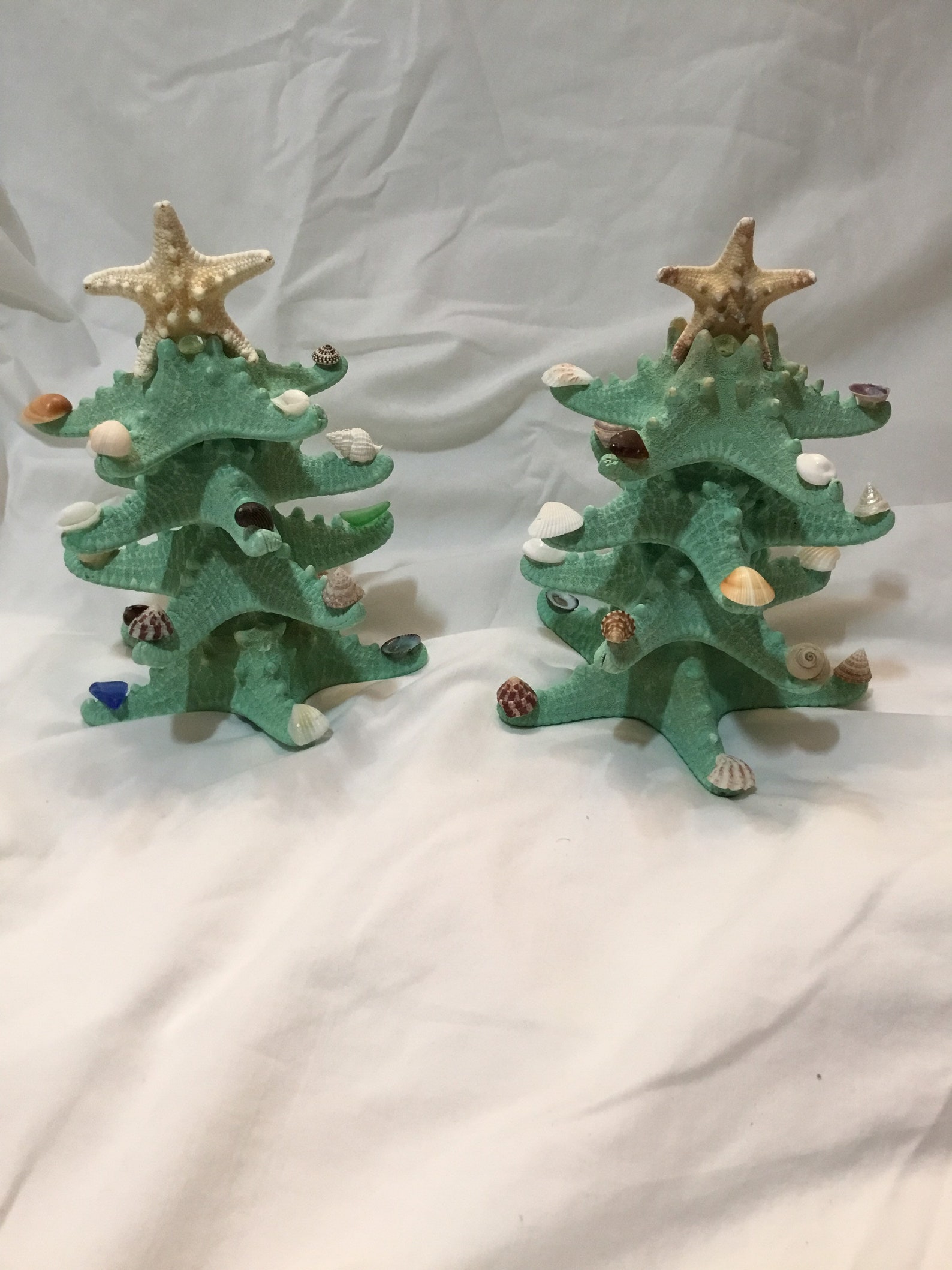 Starfish Christmas Tree Decoration I Jingle Bell Starfish Etsy