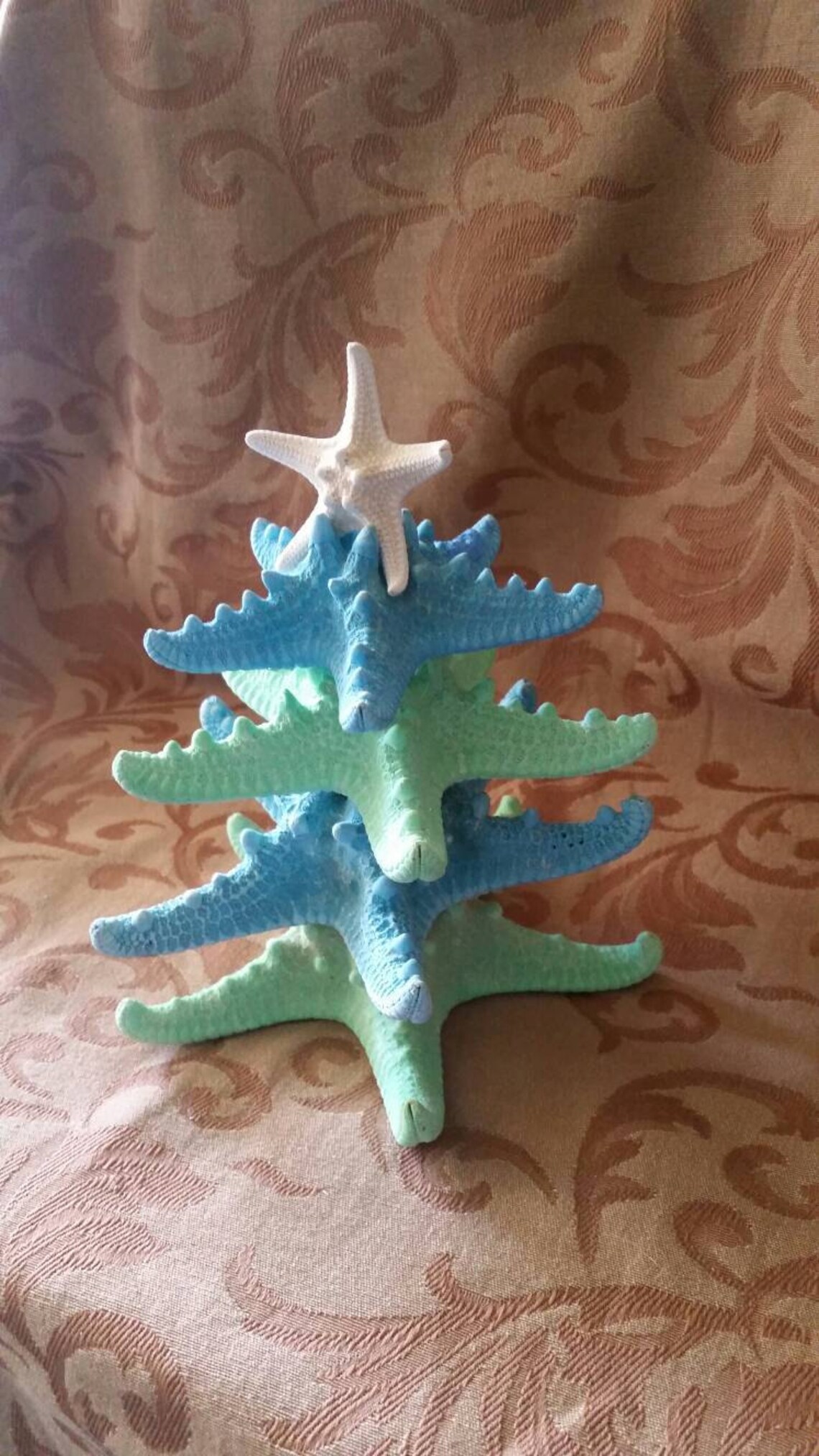 Starfish Christmas Tree Decoration Rhinestone Starfish Etsy