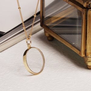 Crystal Quartz Disc necklace on 14k gold filled 20 inch satellite chain Layering necklace Boho Chic Style Great Mother's Day Gift