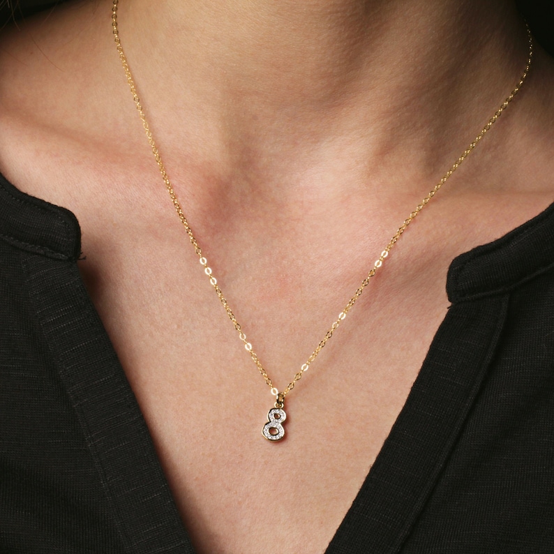 Gold Pendant on 14k Gold Filled Dainty 
