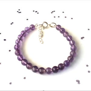 Amethyst bangle bracelet, amethyst jewellery, amethyst bracelet, gift for her