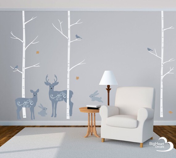 Whisper Collection Forest Wall Decal Sticker Set - Forest Wall Decal Canada Whisper Collection Forest Wall Decal Sticker Set - Forest Wall Decal Canada