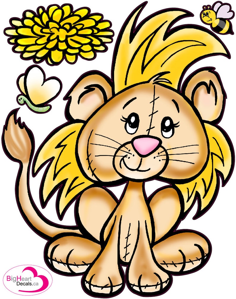 Safari Lion Wall Decal
