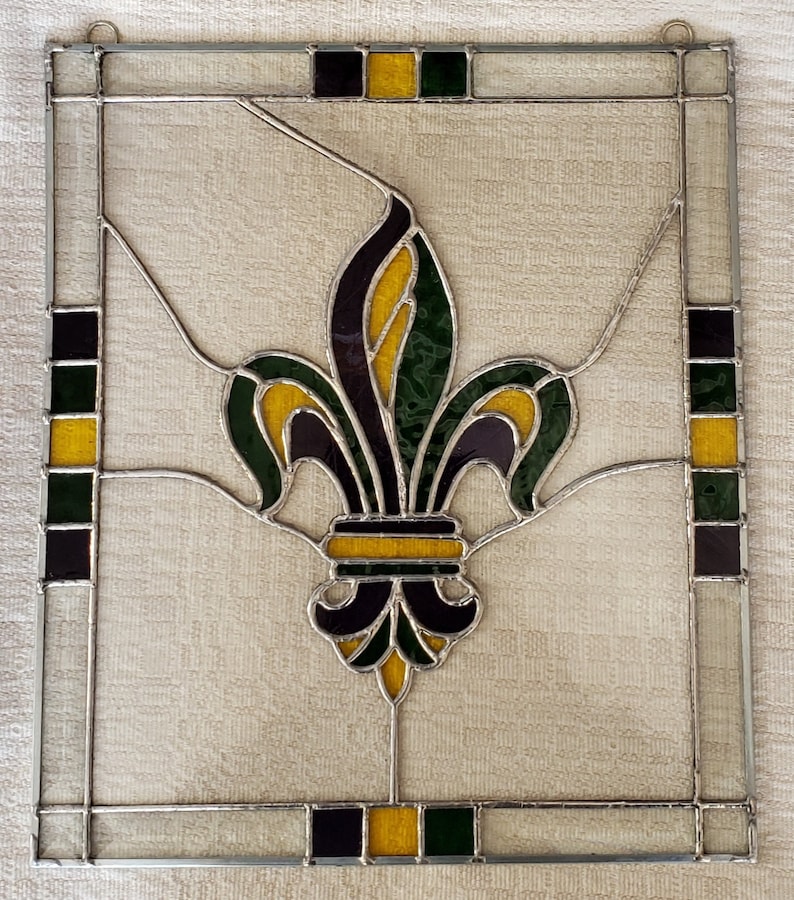 mardi gras stained glass