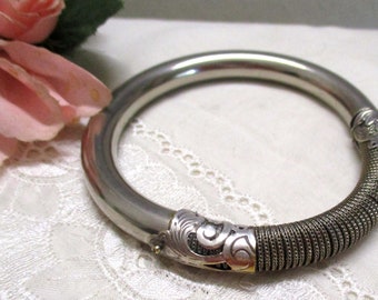 Indian vintage bangle silver ethnic hippie boho