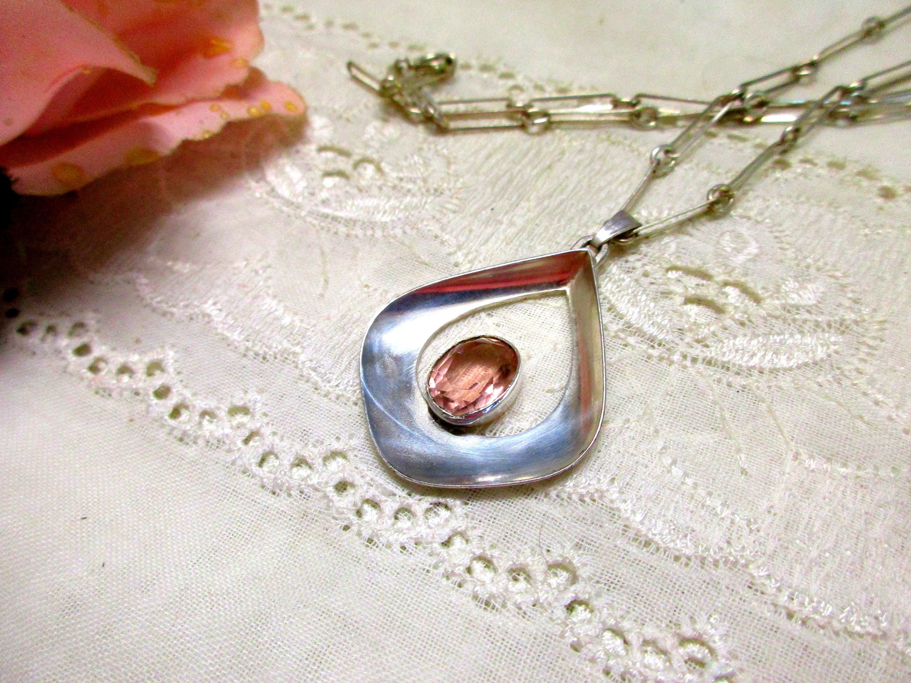 '80 米国製　925オニキス　マーカサイト　ロケットヴィンテージ ネックレス ヴィンテージ オニキス マーカサイト マルカジット ネックレス