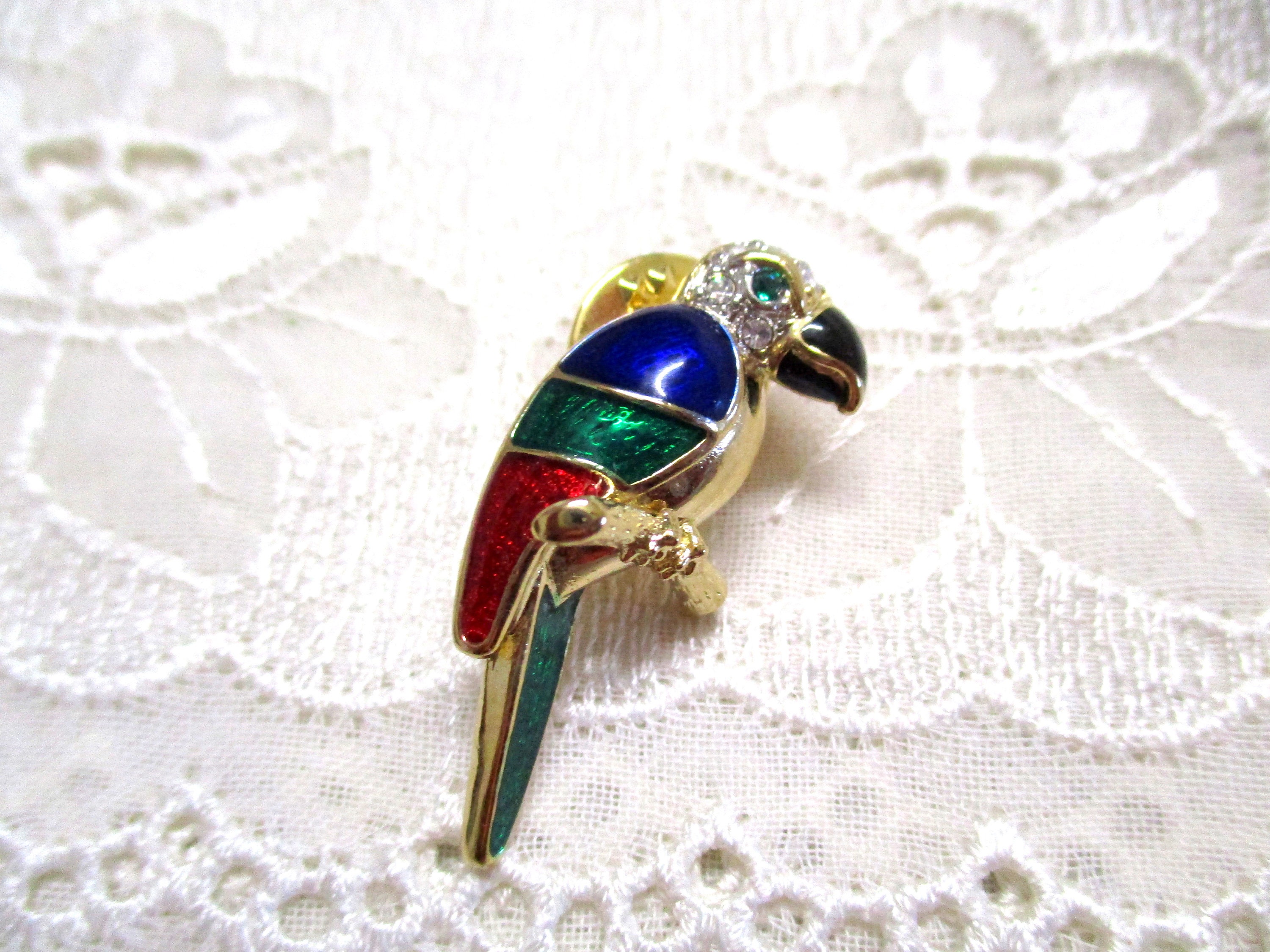 Vintage Swarovski Parrot - Etsy Canada