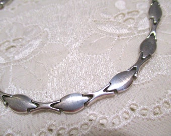 No 67 Solid noble modern silver bracelet silver bracelet hatched 925 20.5 cm 0.6 cm