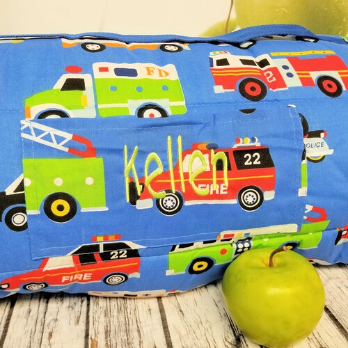 Nap Mat With Pillow. Nap Roll and Attached Blanket. Etsy