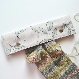 DPN case DPN cozy Knitting project holder Needle storage Double Pointed needle keeper Magic loop case Circular needle case