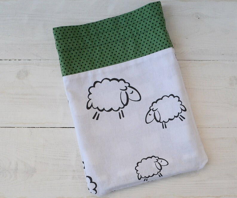 Sheep knitting project bag Drawstring yarn bag Sock sack Gift Etsy