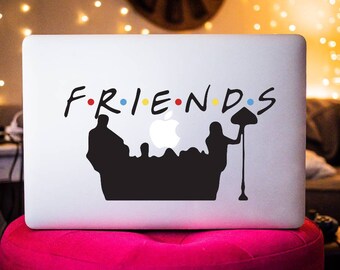 Amazon Com Bad Fish Custom Friends Central Perk Logo Vinyl Decal Sticker For Wall Vehicle Computer Home Decor 12x4 Inch Gloss Black Kitchen Dining