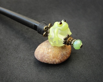 Frog hair stick with custom prong length