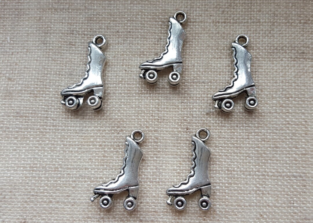 Roller Skate Charms X 5. Skate Charms. Roller Blade Charms. Skating