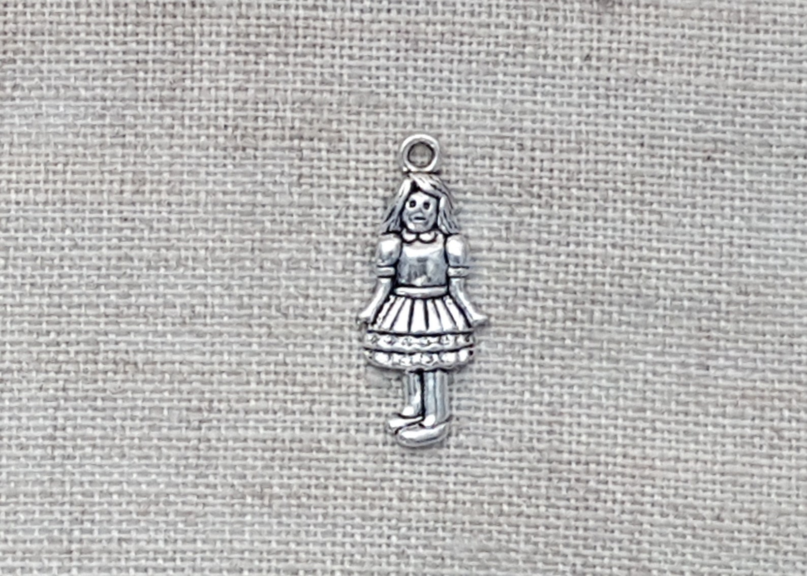 Little Girl Charms X 5. Doll Charms. Tibetan Silver Tone. UK Etsy