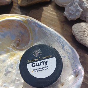 Curly Hair Balm | Hair Wax & Treatment | Natural Hair Conditioner | Soft Healthy Curls | Curly Girl Styling Balm | Curl Enhancing Cream