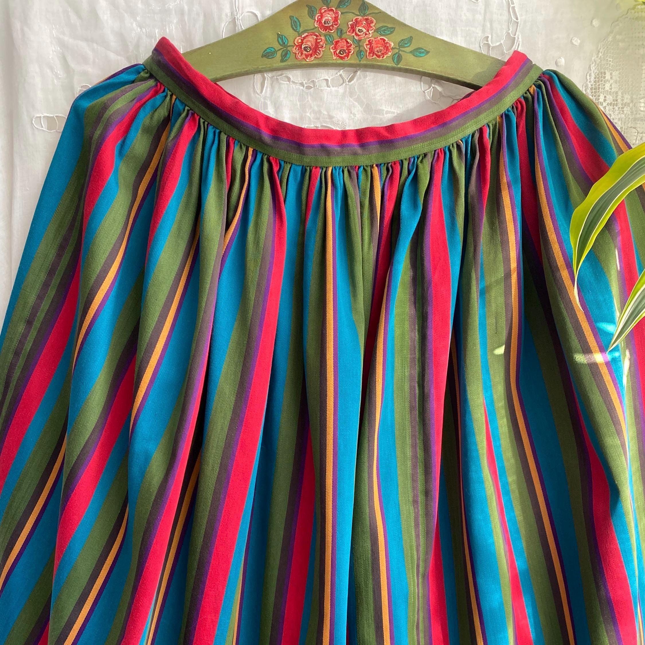 Rainbow Stripe Skirt Singapore