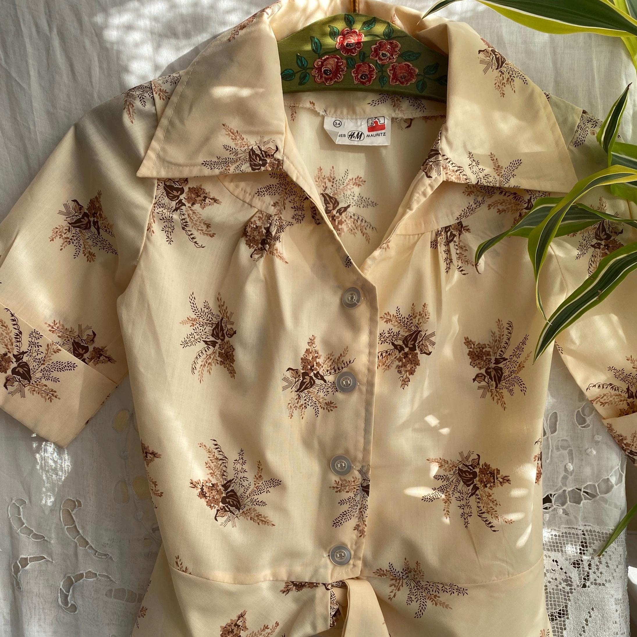 ◆✴︎1960‘70’s U.S.A blouse✴︎Vintage◆デッドストック ◇✴︎1960'70's U.S.A blouse✴︎Vintage◇デッドストック 1960