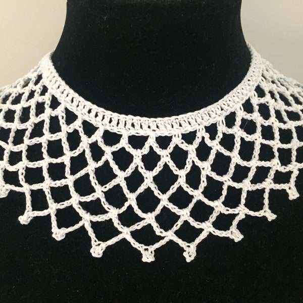 Crochet Pattern PDF for RBG Inspired Lace Collar