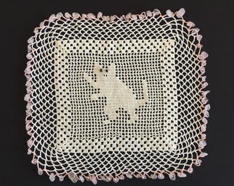 新品 かぎ針編みレース 7インチ ドイリー ハンドメイド ホーム