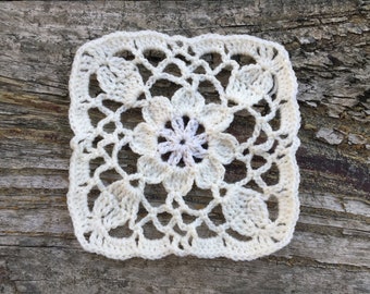 Crochet Square Pattern "Duchesse" PDF Instant Download