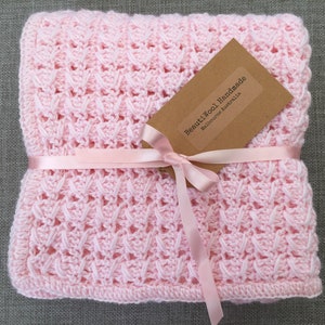 Crochet Blanket Pattern PDF for Easy Reversible Baby Afghan Printable Instant Download
