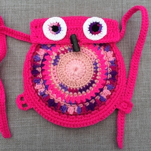 CROCHET PATTERN for Toddlers Owl Backpack