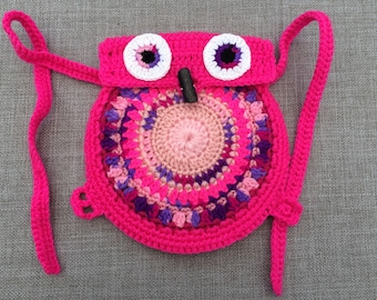 CROCHET PATTERN for Toddlers Owl Backpack
