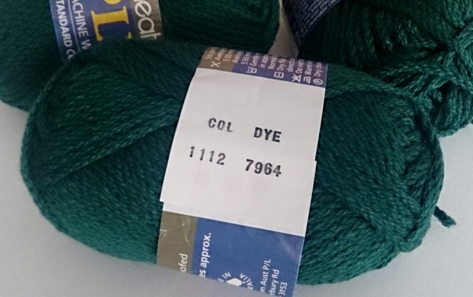 Cleckheaton 12 Ply Wool Machine Wash Knitting Yarn Color Dark Etsy