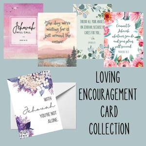 Collection de cartes d'encouragement pour les Témoins de Jéhovah