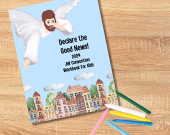 Declare the Good News! PRINTABLE Children's Companion for the 2023 JW Convention Workbook Digital File PDF Coloring Book Notebook