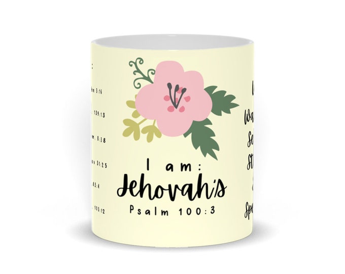 Jehovah's Reassurances Ceramic Mug- Yellow