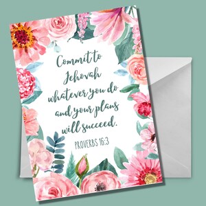 Engagement envers Jéhovah, cartes de vœux JW