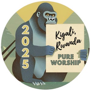 Kigali, Rwanda Retro JW Special Convention 2025 Gifts Pins Magnets Keepsakes