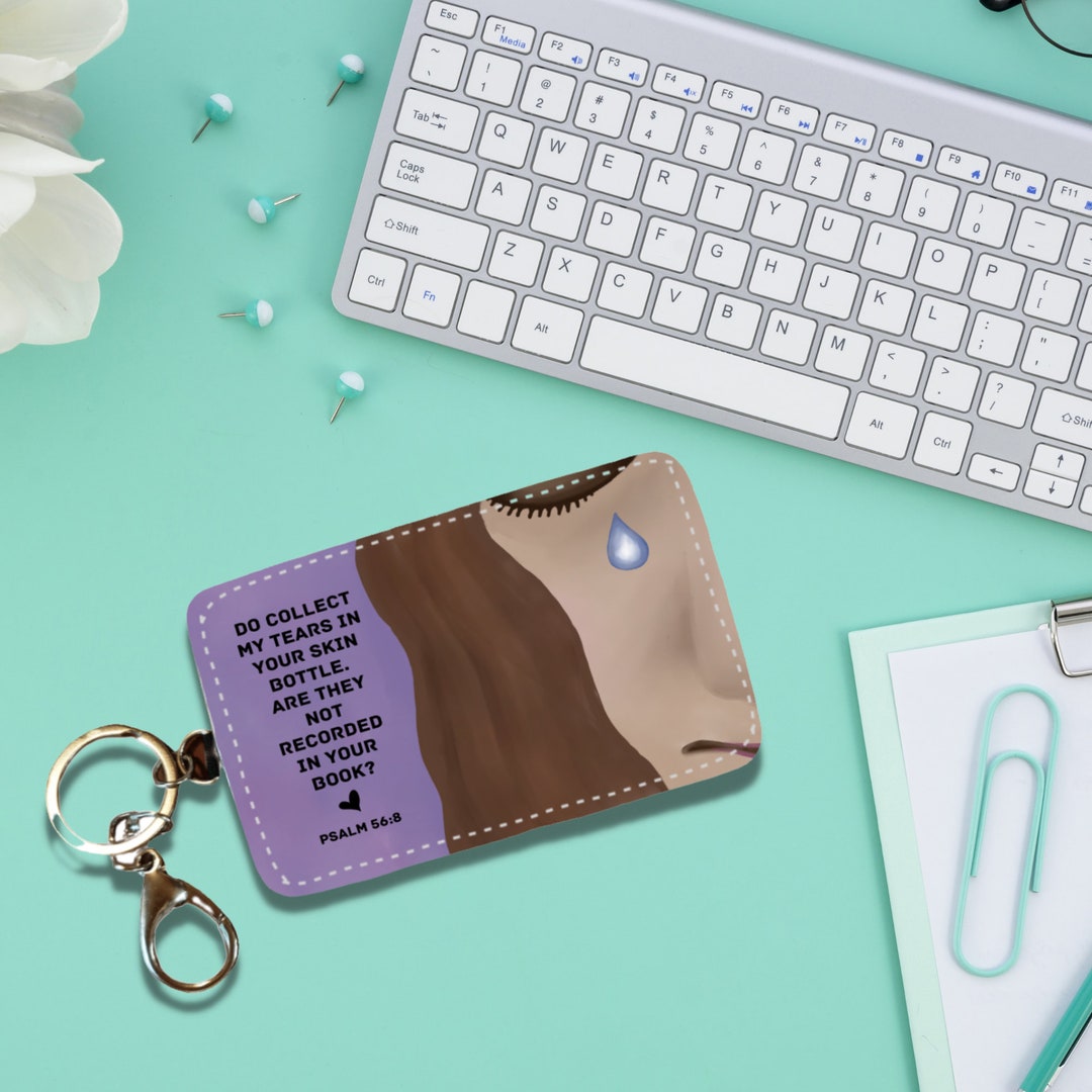 Courageous and Brave Keychain Card Wallet JW Etsy