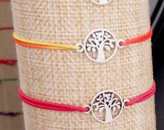 Bracelet porte-bonheur "arbre de vie"..symbolique,délicat, fin,léger..à adopter de 2 à 100 ans..cadeau en signe d'affection,d'amitié..